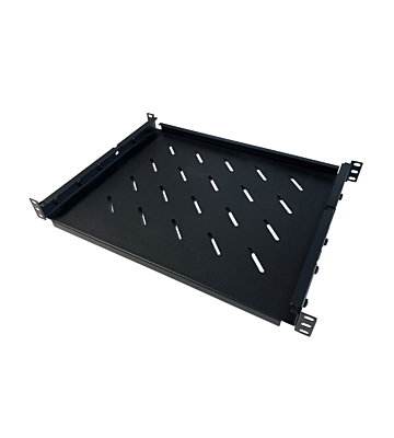 19” Universeller Fachboden 650mm bis 890mm - 1 HE