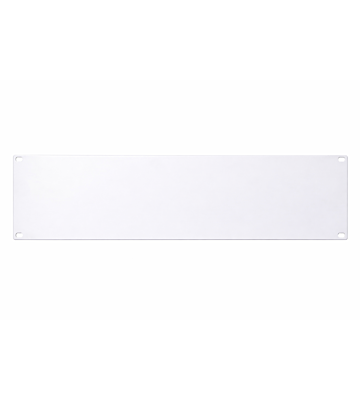 19” Blindabdeckung – 3 HE Weiß