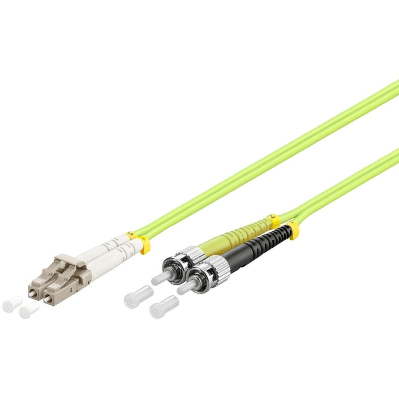 Glasfaserkabel LC-ST OM5 Duplex Patchkabel – 0.5 Meter