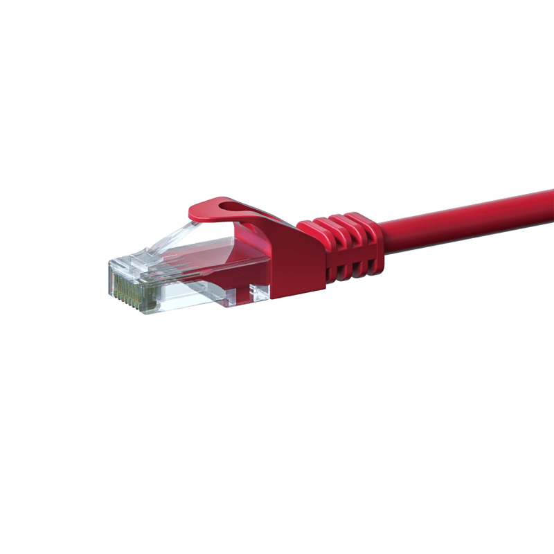 CAT 6 Netzwerkkabel U/UTP - 5 Meter - Rot - CCA