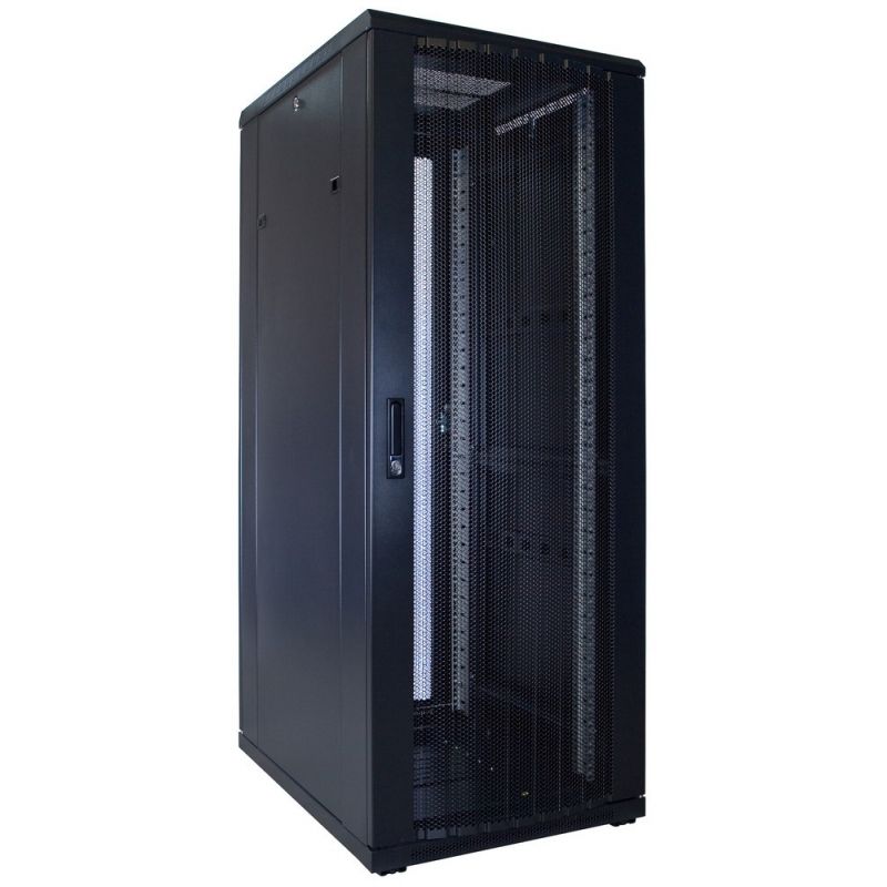 32 HE 19” Serverschrank, mit perforierter Fronttür (BxTxH) 600 x 800 x 1600mm