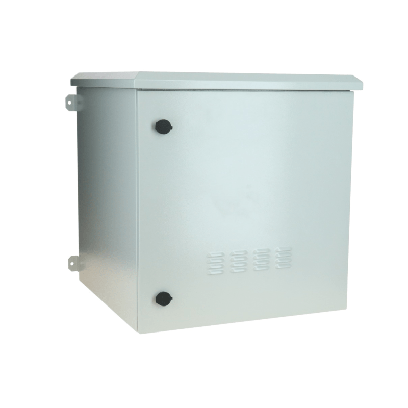 12 HE 19” Outdoor Serverschrank zur Wandmontage IP55 - 600 x 600 x 635mm
