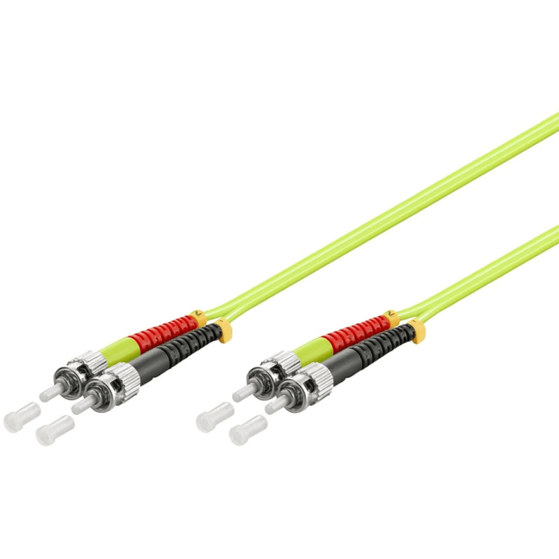 Glasfaserkabel ST-ST OM5 Duplex Patchkabel – 20 Meter