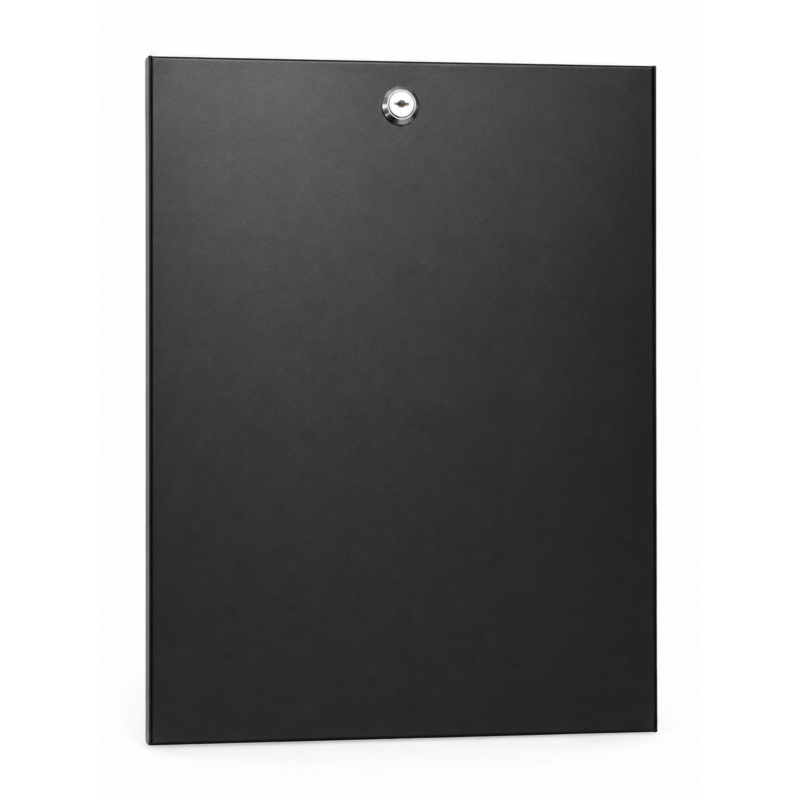 6 HE Metallseitenwand für 10" Servergehäuse - 450mm tief mit Schloss