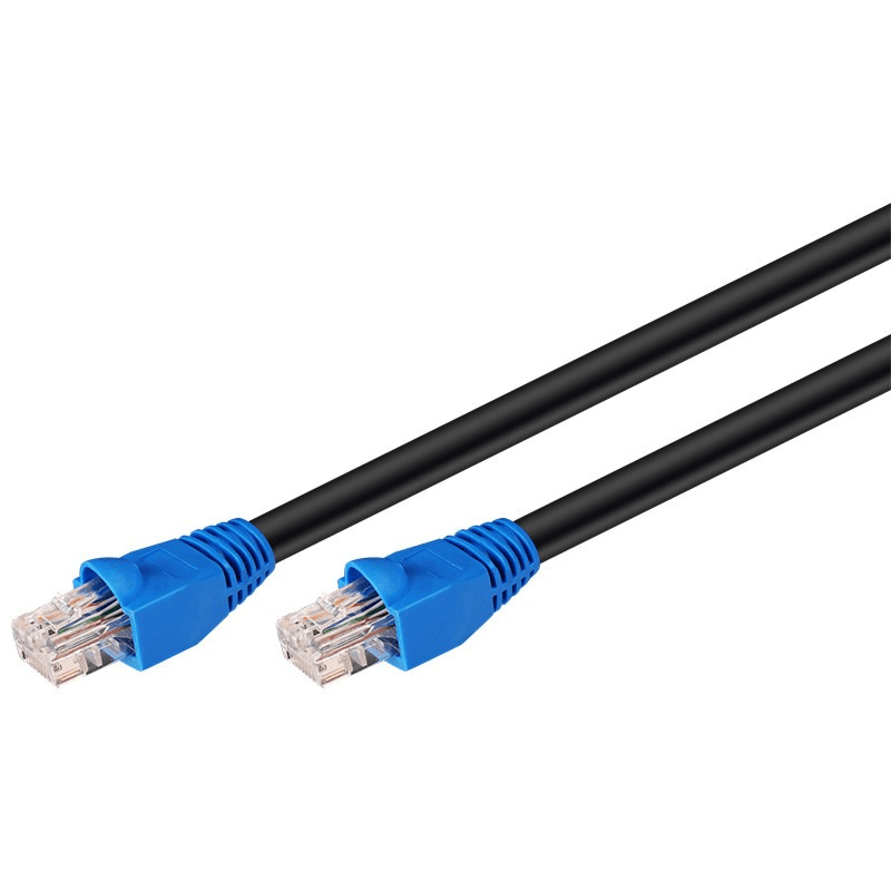 DANICOM CAT6 Kabel für den Aussenbereich UTP – 10 Meter – Schwarz