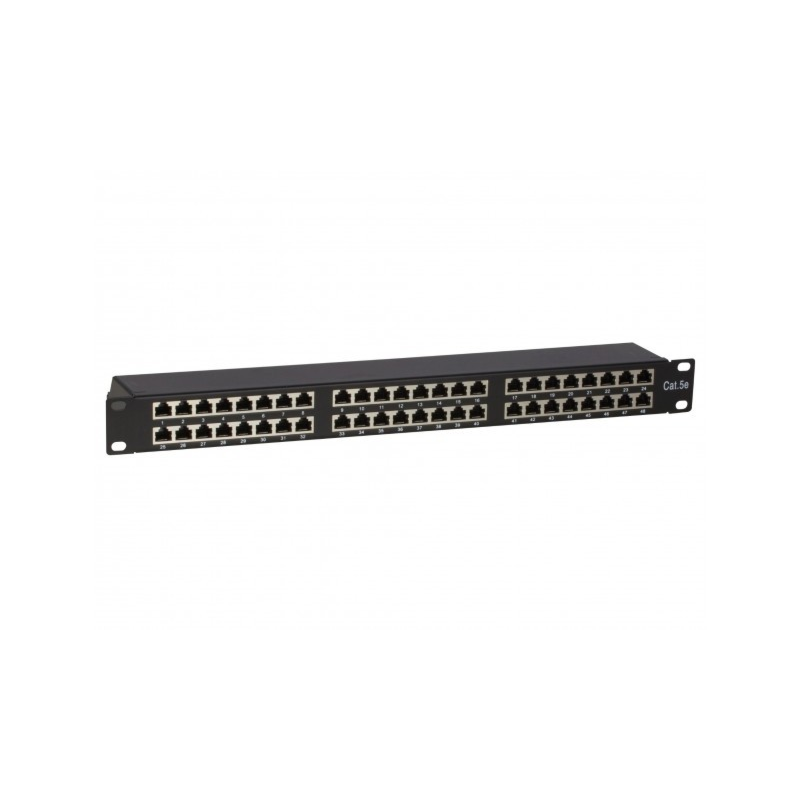 Patchpanel 19" CAT5e FTP - 48 ports