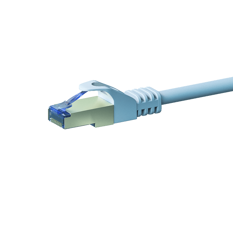 CAT 6a Netzwerkkabel LSOH - S/FTP - 1 Meter - Weiß