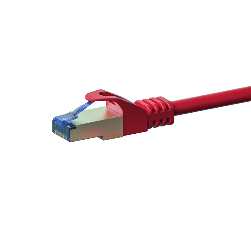 CAT 6a Netzwerkkabel LSOH - S/FTP - 7,50 Meter - Rot