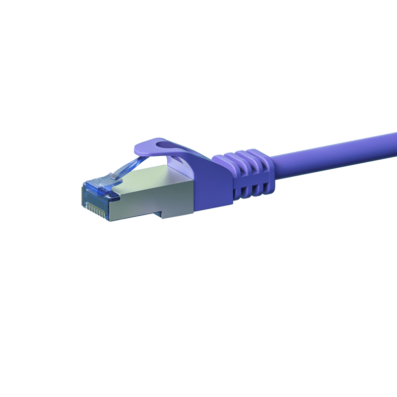 CAT 6a Netzwerkkabel LSOH - S/FTP - 7,50 Meter - Violett