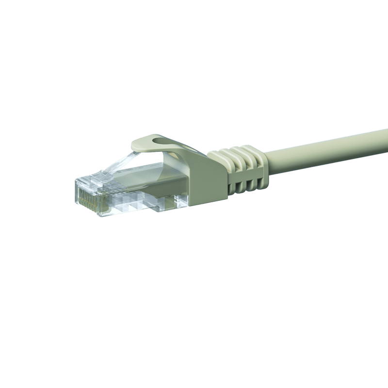 CAT 5e Netzwerkkabel U/UTP – 0.50 Meter - Grau - CCA