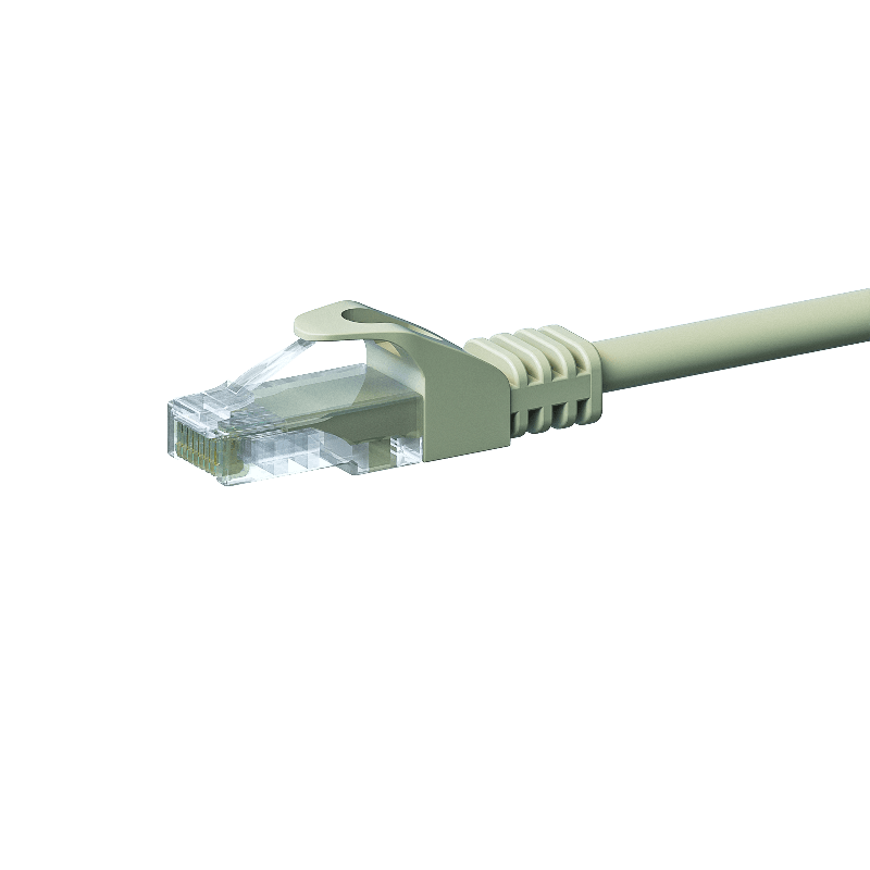 CAT 5e Netzwerkkabel U/UTP – 15 Meter - Grau - CCA
