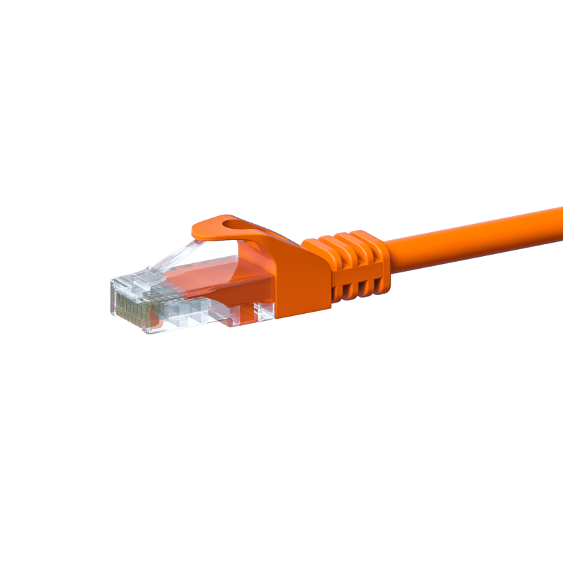 CAT 5e Netzwerkkabel U/UTP – 3 Meter - Orange - CCA