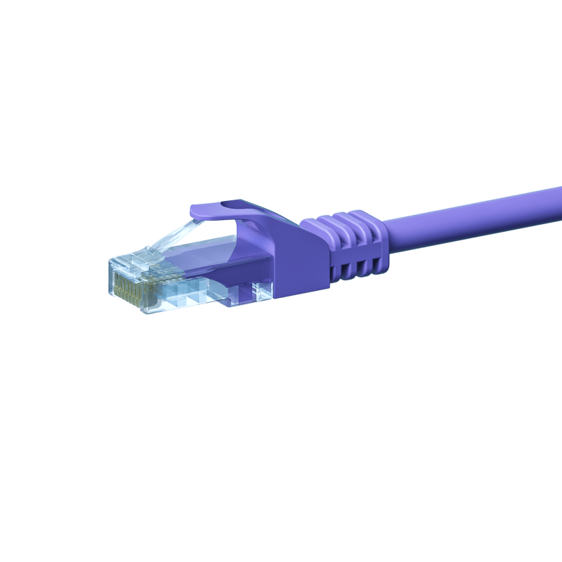 CAT 5e Netzwerkkabel U/UTP – 20 Meter - Violett - CCA
