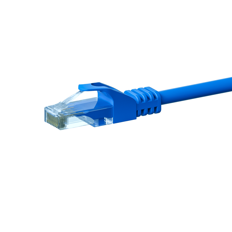 CAT 6 Netzwerkkabel U/UTP - 10 Meter - Blau - CCA