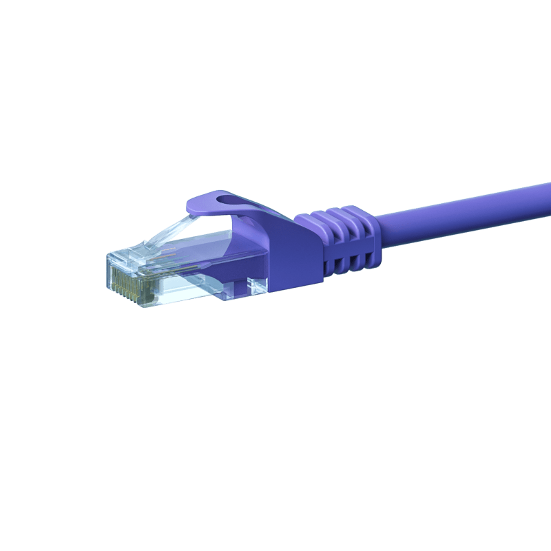CAT 6 Netzwerkkabel U/UTP - 10 Meter - Violett - CCA