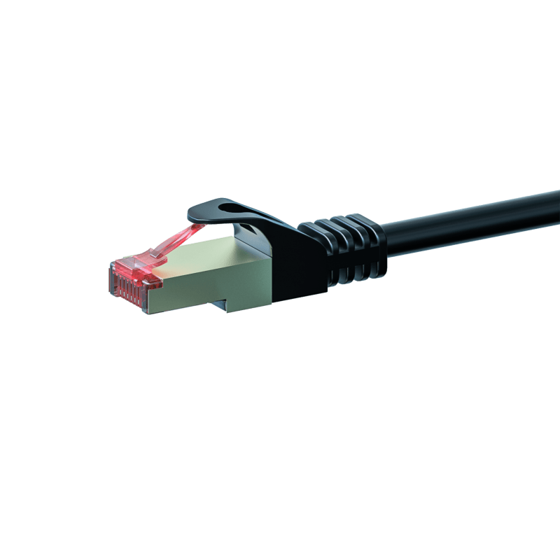 CAT 6 Netzwerkkabel LSOH - S/FTP - 1 Meter - Schwarz