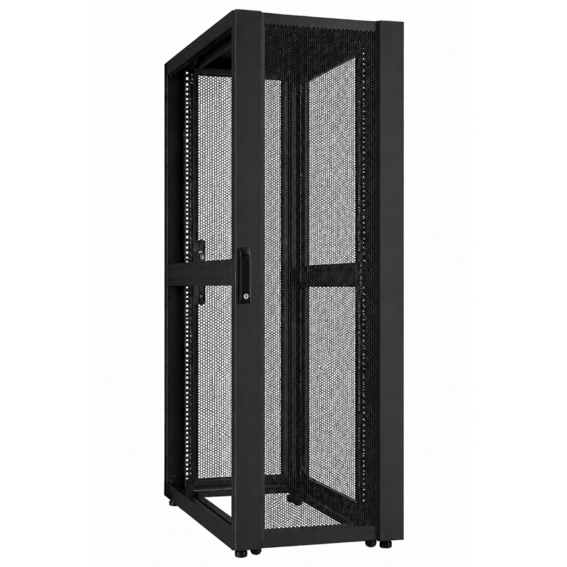 42 HE 19” Datacenter Serverschrank, mit perforierter Fronttür (BxTxH) 600 x 1000 x 2000mm