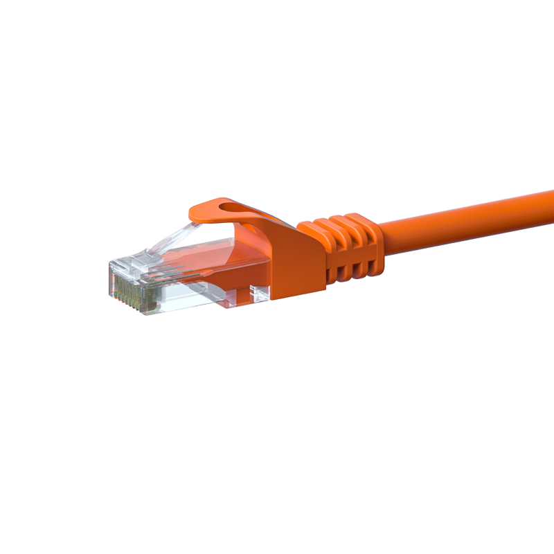 CAT 6 Netzwerkkabel U/UTP - 5 Meter - Orange - CCA