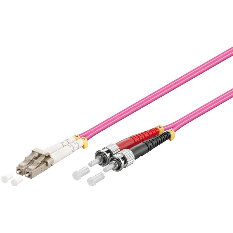 Glasfaserkabel LC-ST OM4 Duplex Patchkabel – 20 Meter