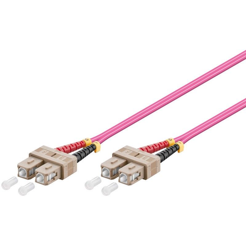 Glasfaserkabel SC-SC OM4 Duplex Patchkabel – 0.5 Meter