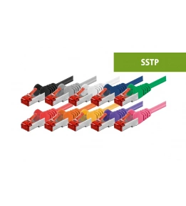Cat6 Patchkabel - S/FTP - 100% Kupfer