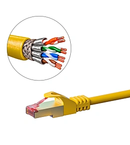 Cat6 Patchkabel - S/FTP - 100% Kupfer